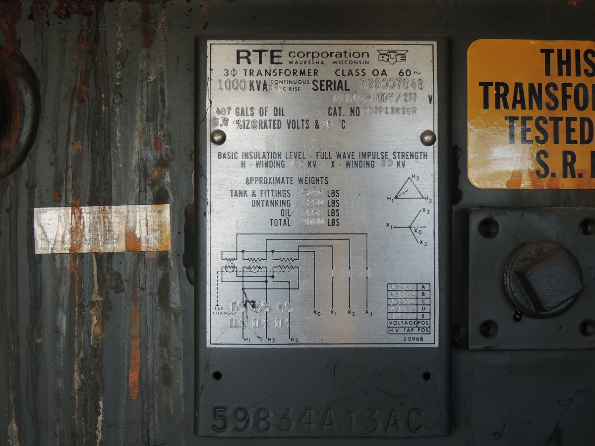 3 Phase Transformer SRP-81075