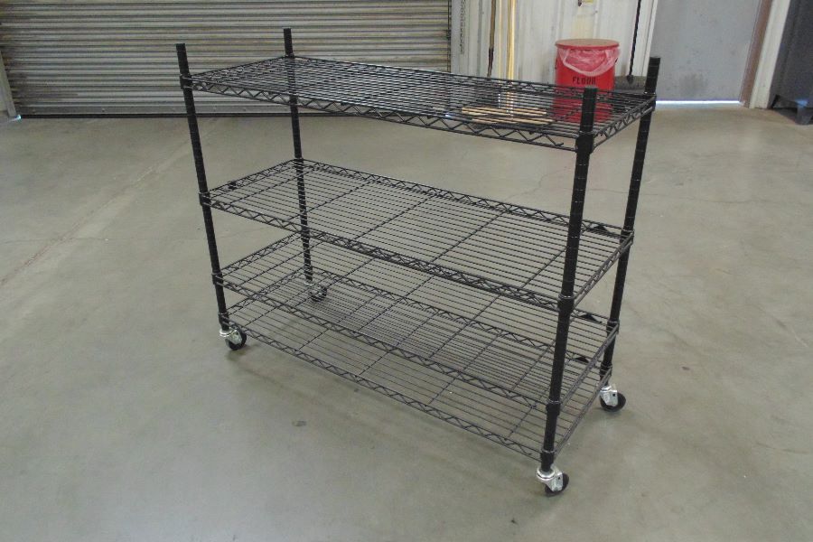 Intermetro Shelving unit with casters 