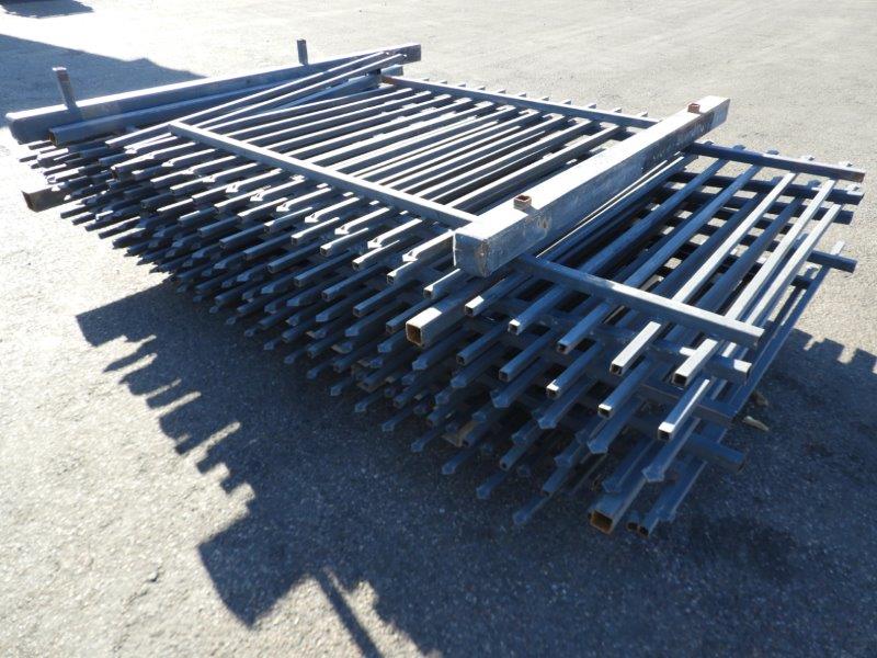 85 linear feet of wrought iron fencing