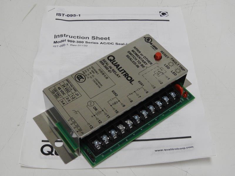Qualitrol 909-300-01 AC/DC Seal-In Relay