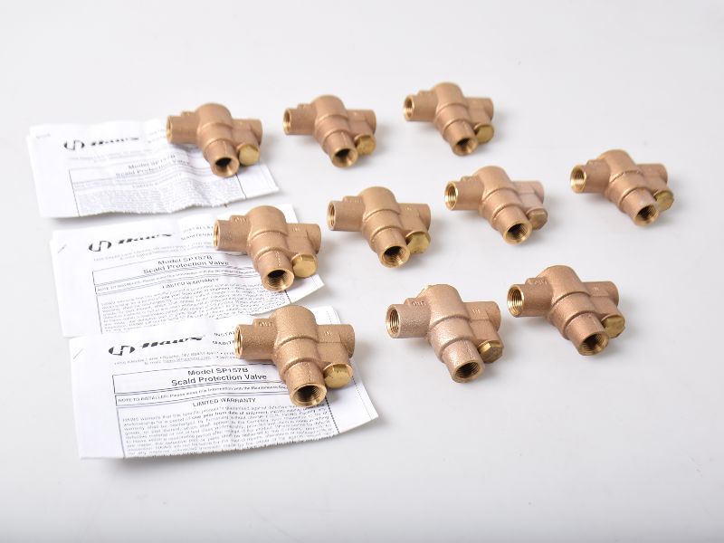 Lot of 10 Scald protection valves 