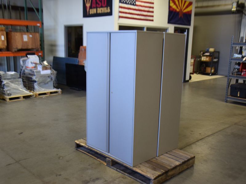 lot of 2- Two door cabinets