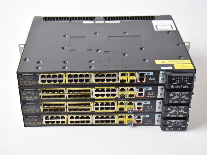 Lot of 4 Cisco CGS 2520 Switches