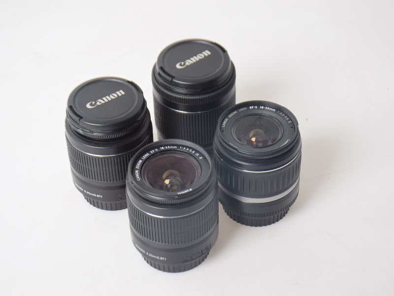 4 Canon EFS 18-55 Lenses 