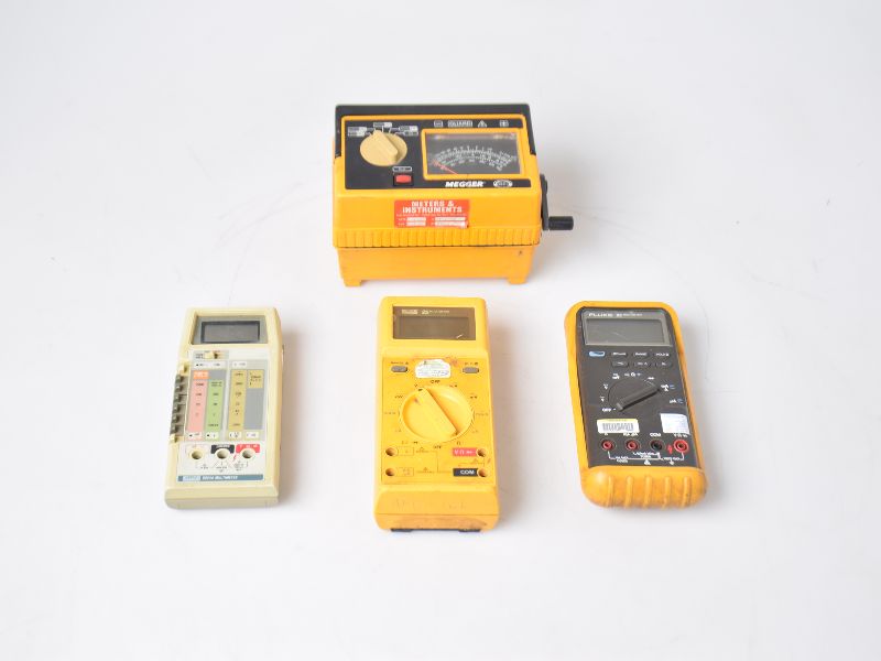 Lot of 4 Fluke and Megger Electrical Testing Devices