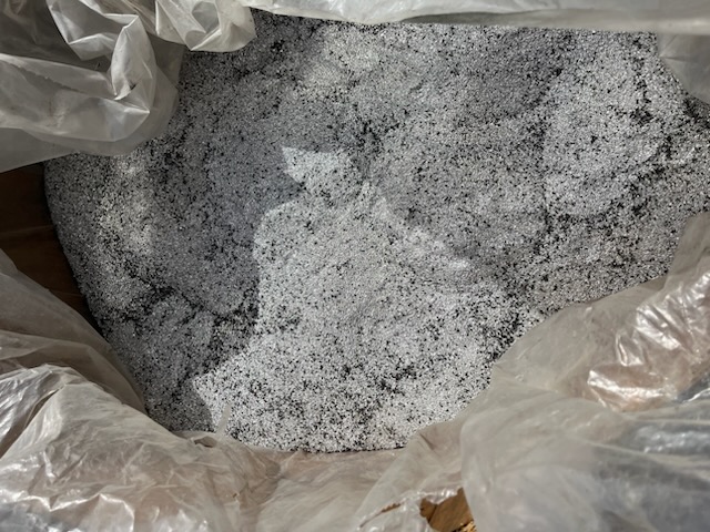 Contaminated Aluminum Chops Green Cone #4