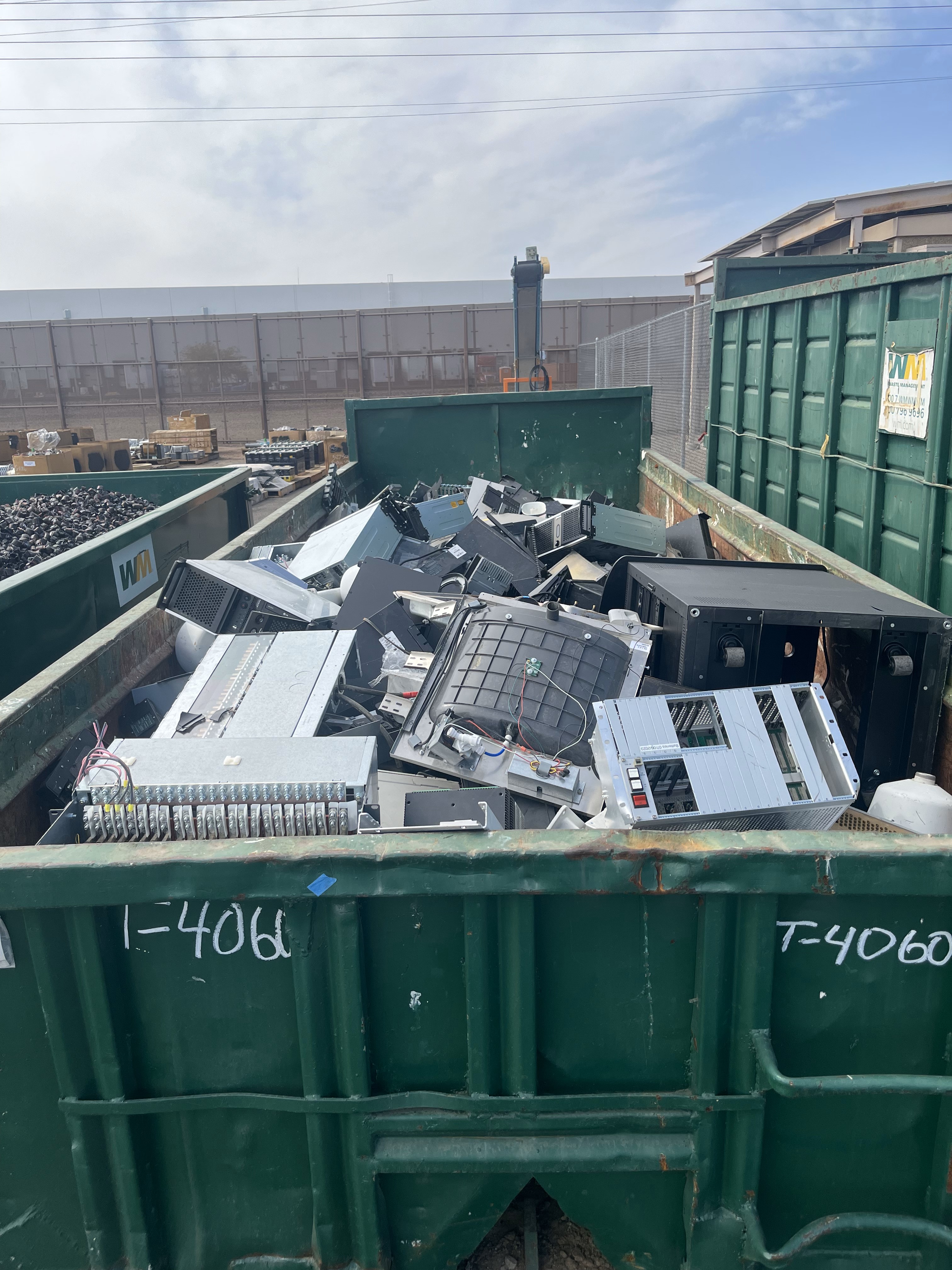 Miscellaneous E-Waste Green Cone #43