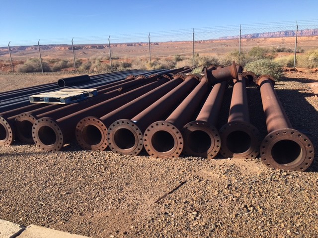 Pipe, Flanged, 21 feet